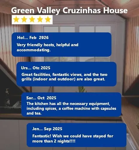 Apartment Valley Cruzinhas House With Fireplace & Bbq *
